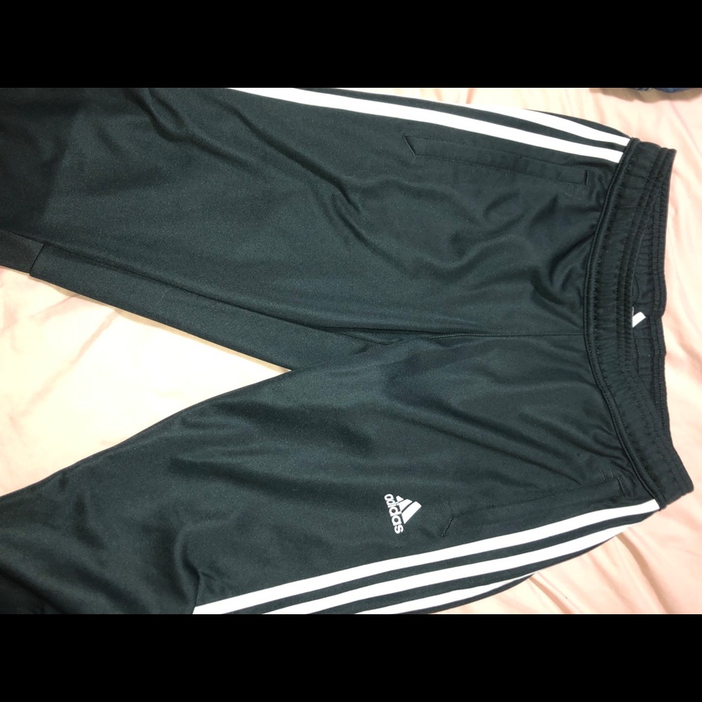 grey adidas joggers